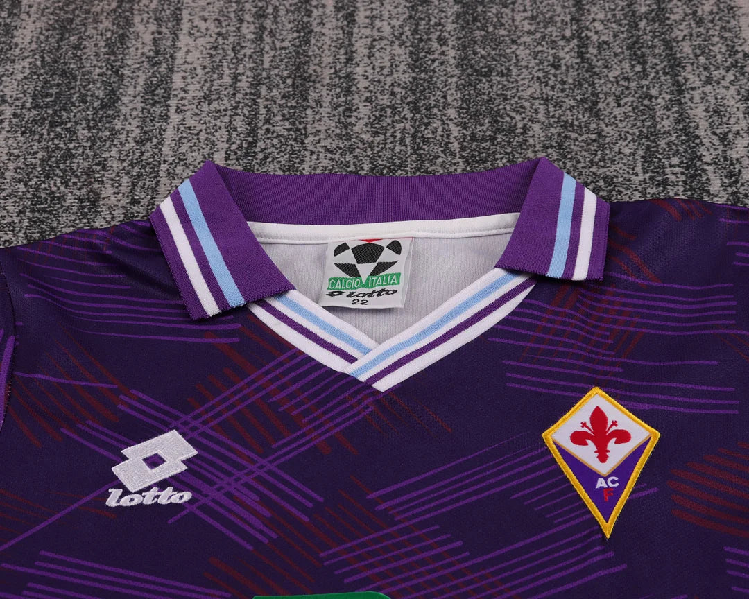 1992-1993 Retro Fiorentina Home Football Shirt 1:1 Kids Size