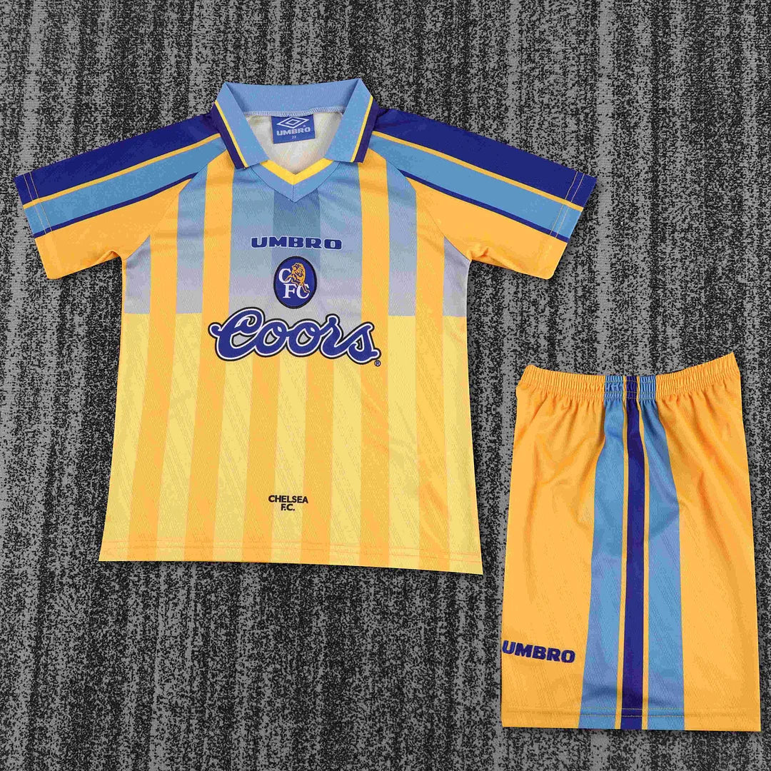 1995-1997 Retro Chelsea Away Football Jersey 1:1 Kids Size