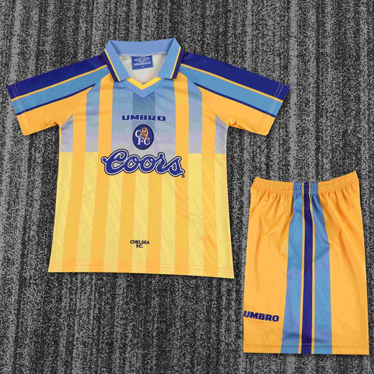 1995-1997 Retro Chelsea Away Football Jersey 1:1 Kids Size