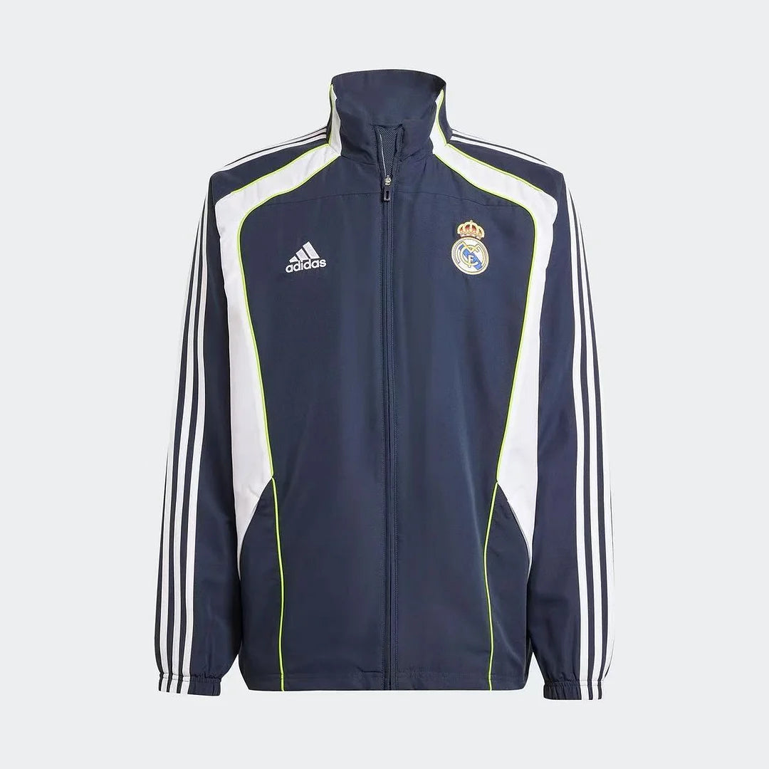 2025 Real Madrid Windbreaker Navy blue Soccer Jersey 1:1