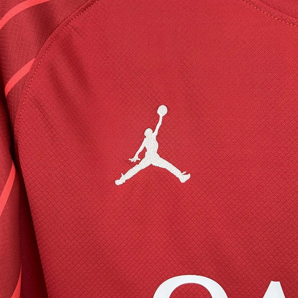 2025/2026 Long Sleeves Paris Saint-Germain red goalkeeper Football Jersey 1:1