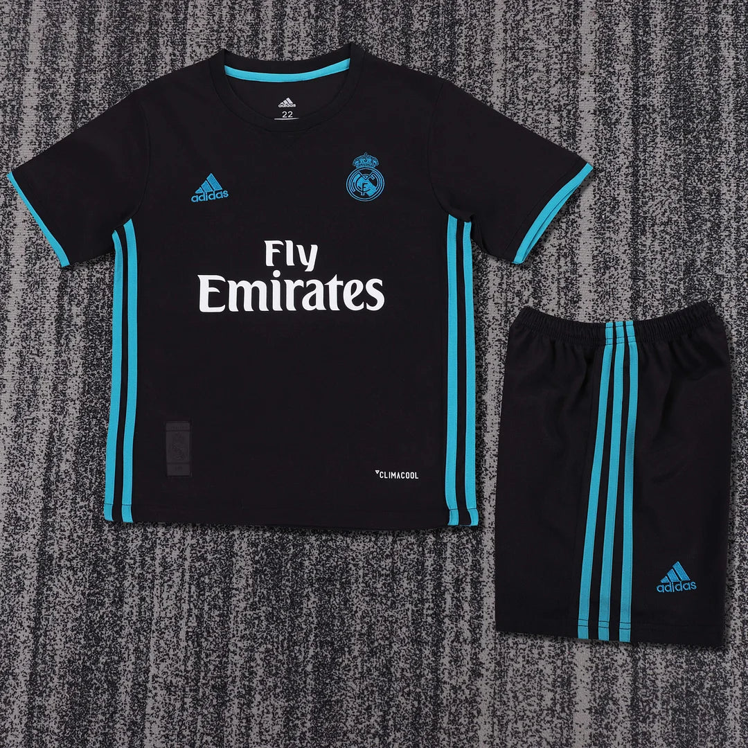 2017/2018 Retro Real Madrid Away Football Shirt 1:1 Kids Size