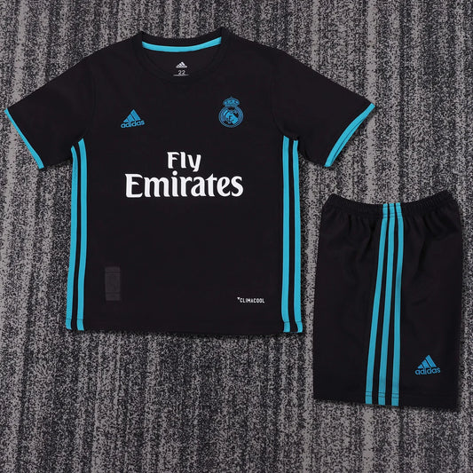 2017/2018 Retro Real Madrid Away Football Shirt 1:1 Kids Size