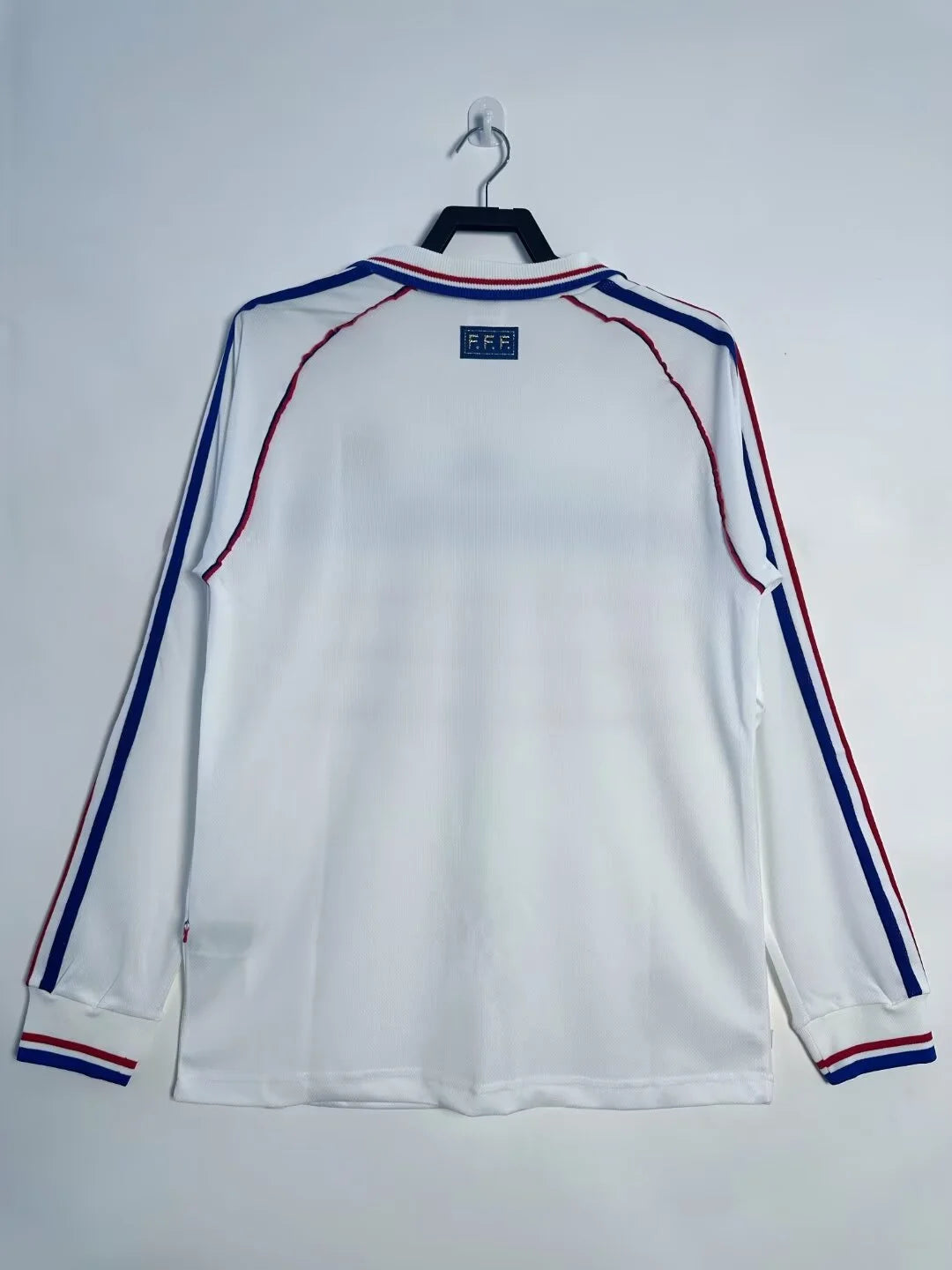 1998 Retro Long Sleeve France Away Football Shirt 1:1