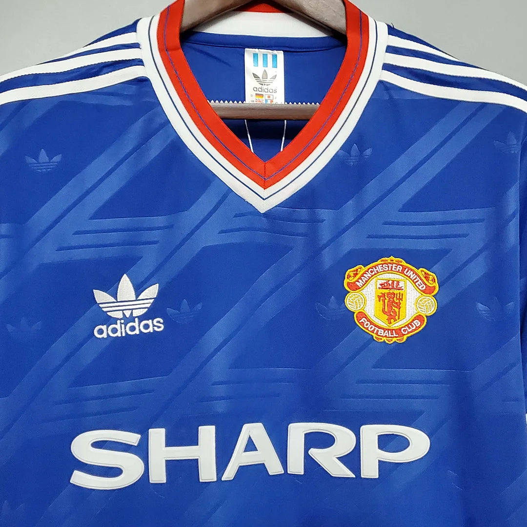 1986/1988 Retro Manchester United Third Away Football Shirt 1:1