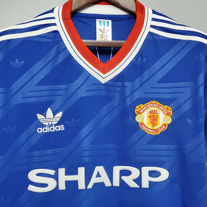 1986/1988 Retro Manchester United Third Away Football Shirt 1:1