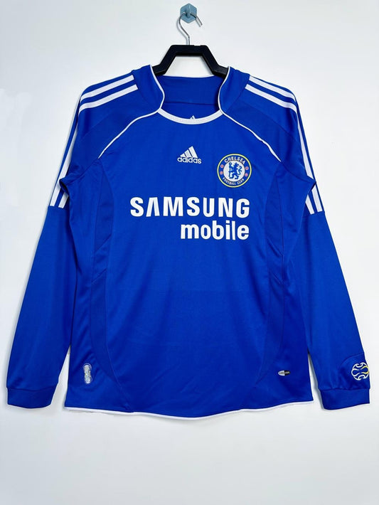 2006-2007 Retro Long Sleeve Chelsea Home Football Shirt 1:1