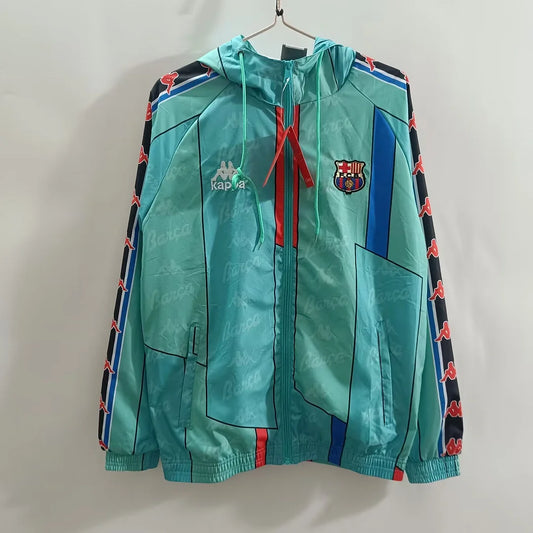 1996/1997 Retro Barcelona Windbreaker Green Jersey 1:1