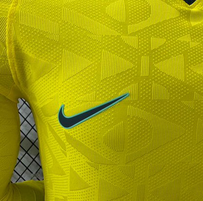 2026 Long sleeves Player Version Brazil Home Football Jersey 1:1