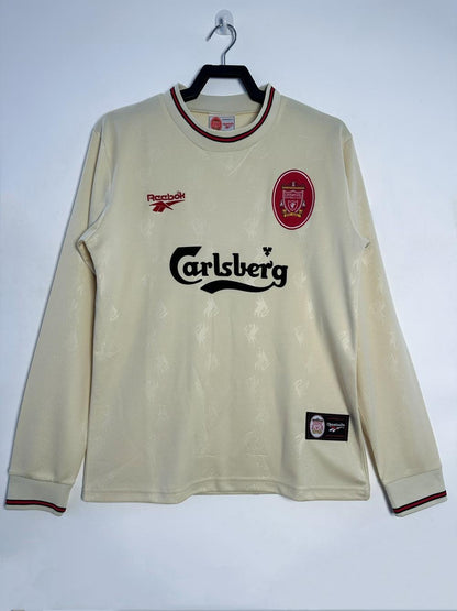 1996/1997 Retro Liverpool Away Football Jersey Long Sleeve 1:1 Thailand Quality