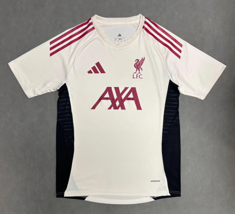 2025/2026 Liverpool Training Suit off white Football Jersey 1:1
