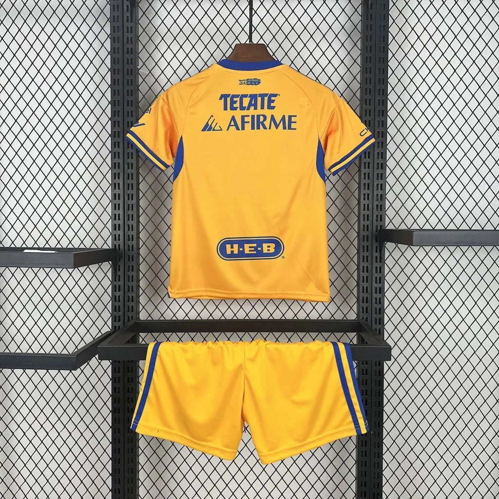 2025/2026 Tigres Home Football Jersey 1:1 Kids Size