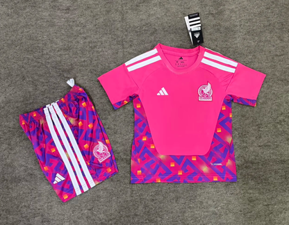 2025/2026 Mexico Goalkeeper Football Shirt 1:1 Kids Size