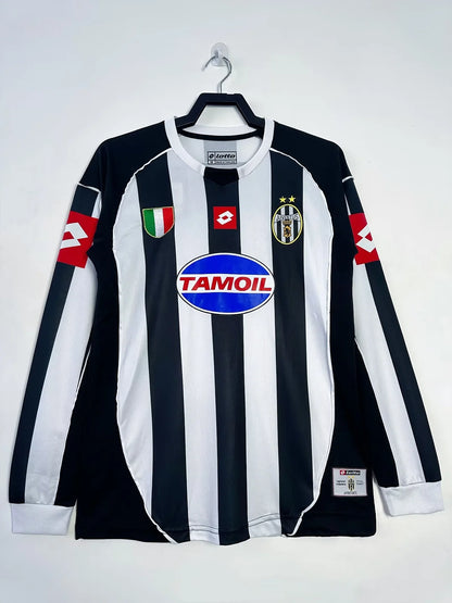 2002/2003 Retro Juventus Long Sleeves Home Soccer Jersey 1:1