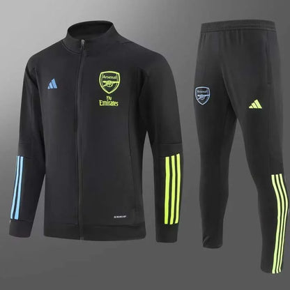 2023/2024 Arsenal Long Zip Jacke Black Football Shirt 1:1 Set