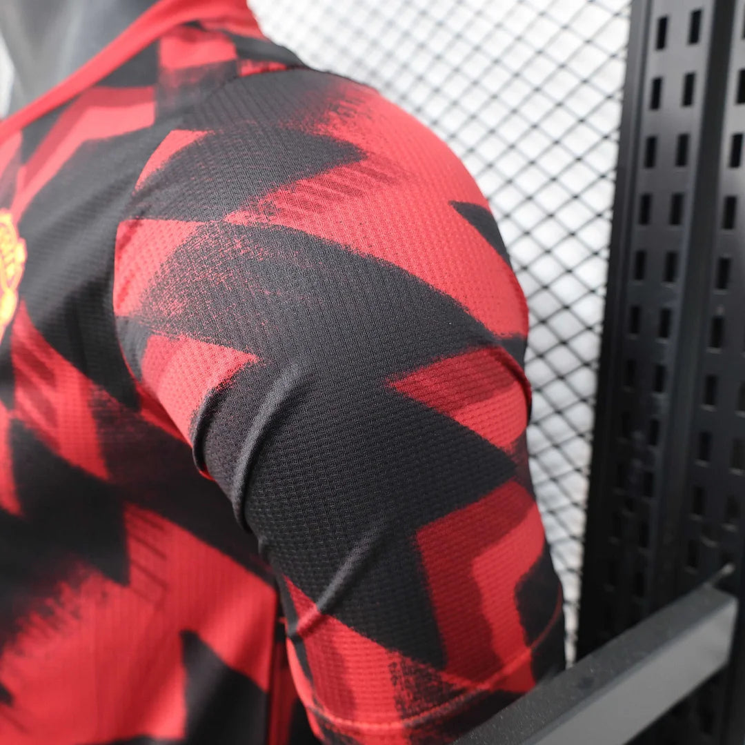 2025/2026 Player Version Manchester United training uniforms 01 Football Shirt 1:1