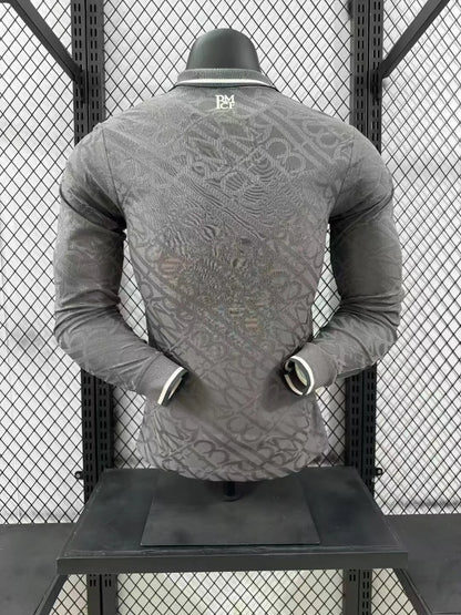 2024/2025 Player Version Real Madrid Third Away Long Sleeve Jersey 1:1