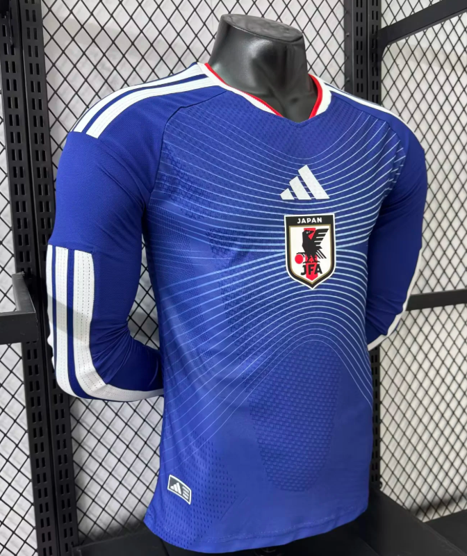2026 Long Sleeve Player Version Japan Home Football Jersey 1:1