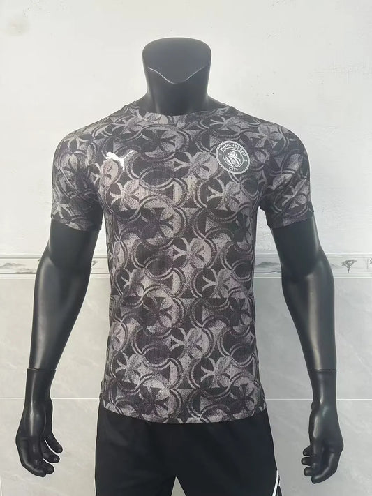 2025/2026 Player Version Manchester City Pre-match uniform Football Shirt 1:1