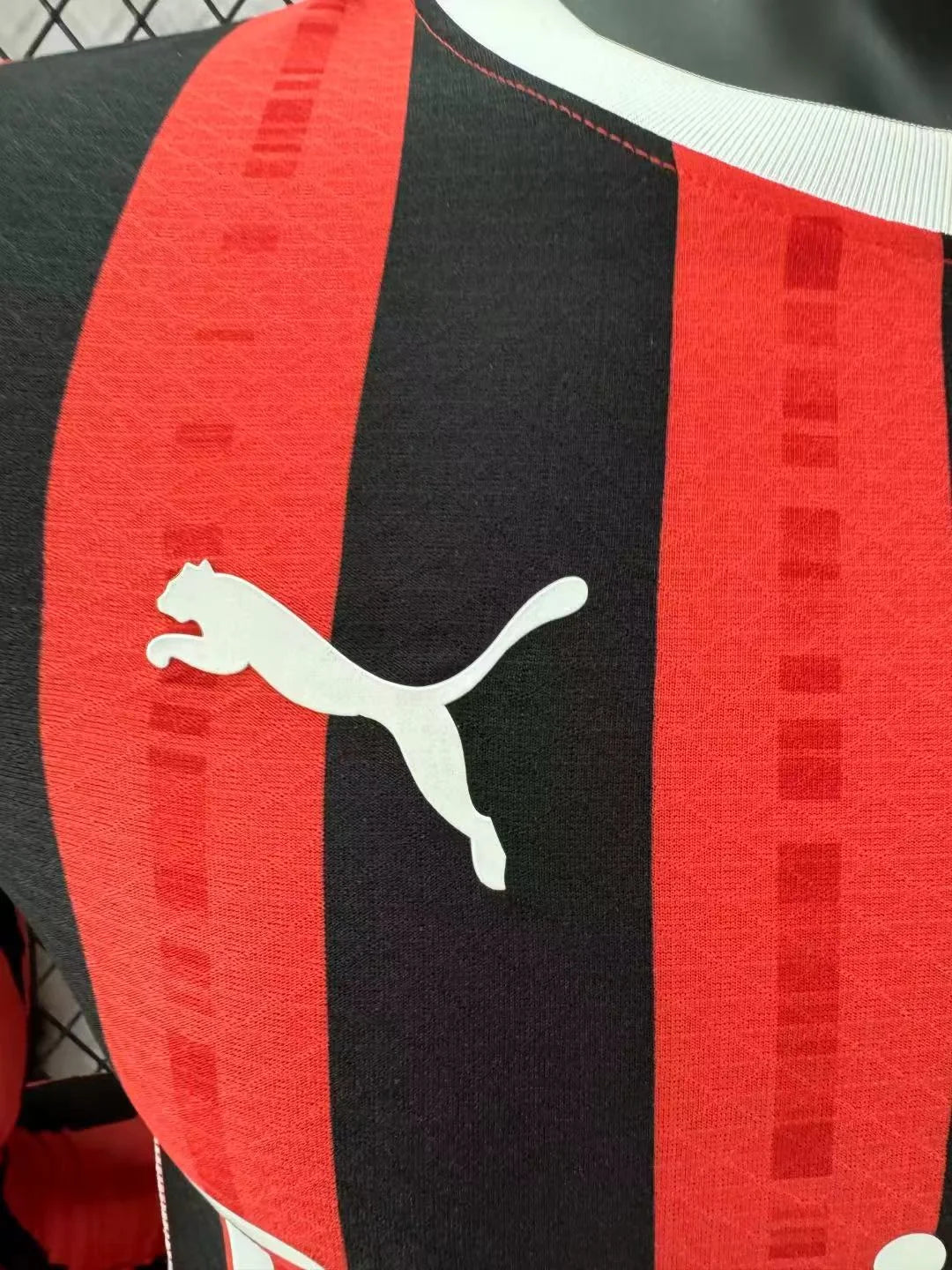 2024/2025 Player Version AC Milan Home Long Sleeve Football Shirt 1:1