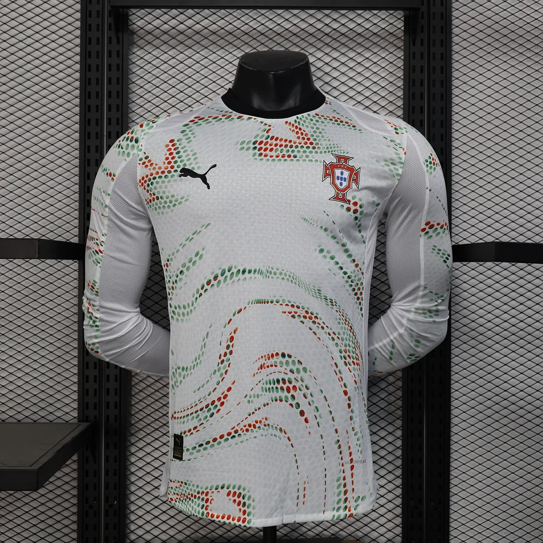 2025/2026 Player Version Long Sleeves Portugal Away Football Jersey 1:1
