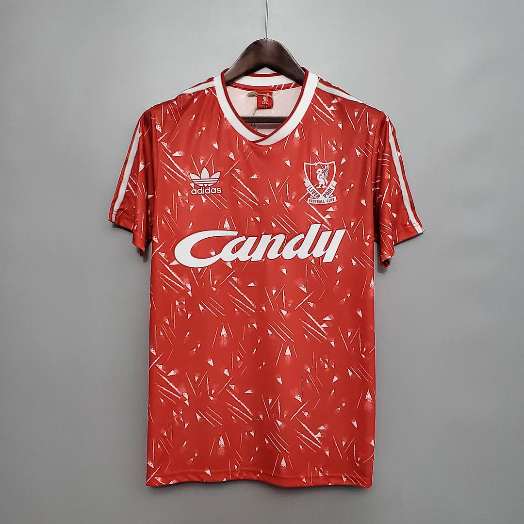 Retro 1989/1991 Liverpool Football Shirt Home 1:1