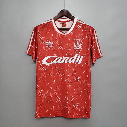 Retro 1989/1991 Liverpool Football Shirt Home 1:1