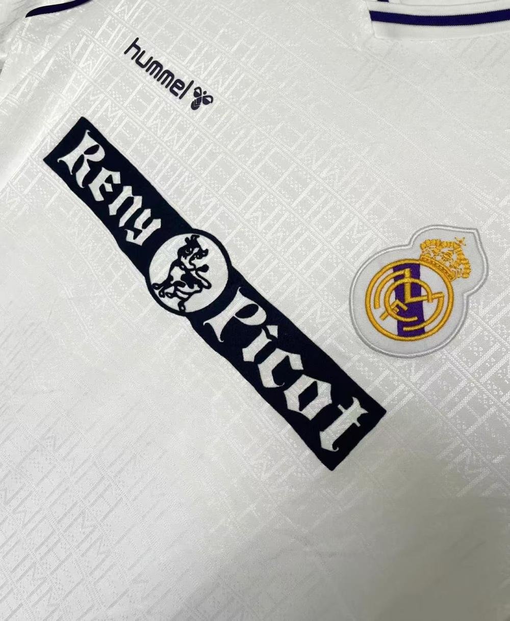 1988-1990 Retro Real Madrid Home Soccer Jersey 1:1