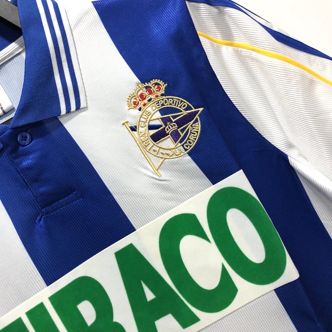 1999-2000 Retro Deportivo Home Football Shirt 1:1