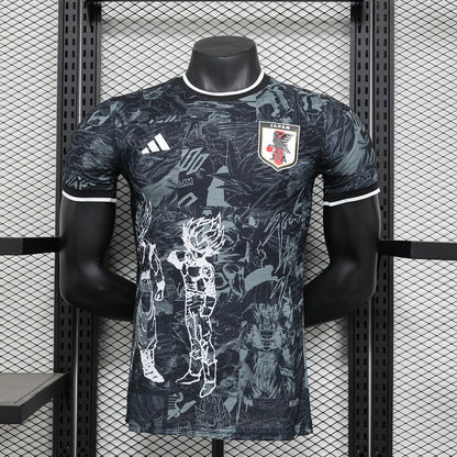 2025/2026 Player Version Japan White Saiyan Black Football Jersey 1:1