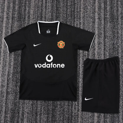 2003/2004 Retro Manchester United Away Football Shirt 1:1 Kids Size