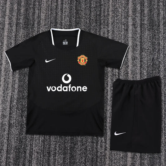 2003/2004 Retro Manchester United Away Football Shirt 1:1 Kids Size