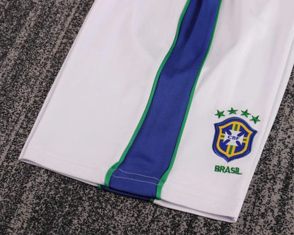 1998 Retro Brazil Away Football Shirt 1:1 Kids Size