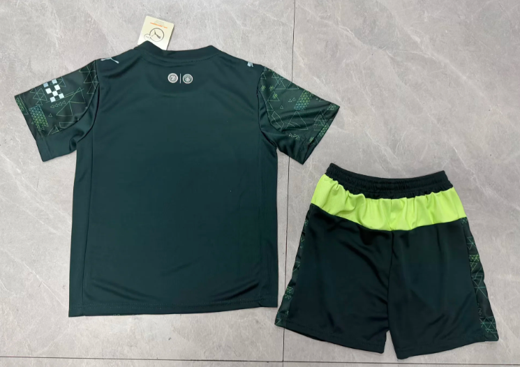 2025/2026 Manchester City Fourth Away Football Shirt 1:1 Kids Size