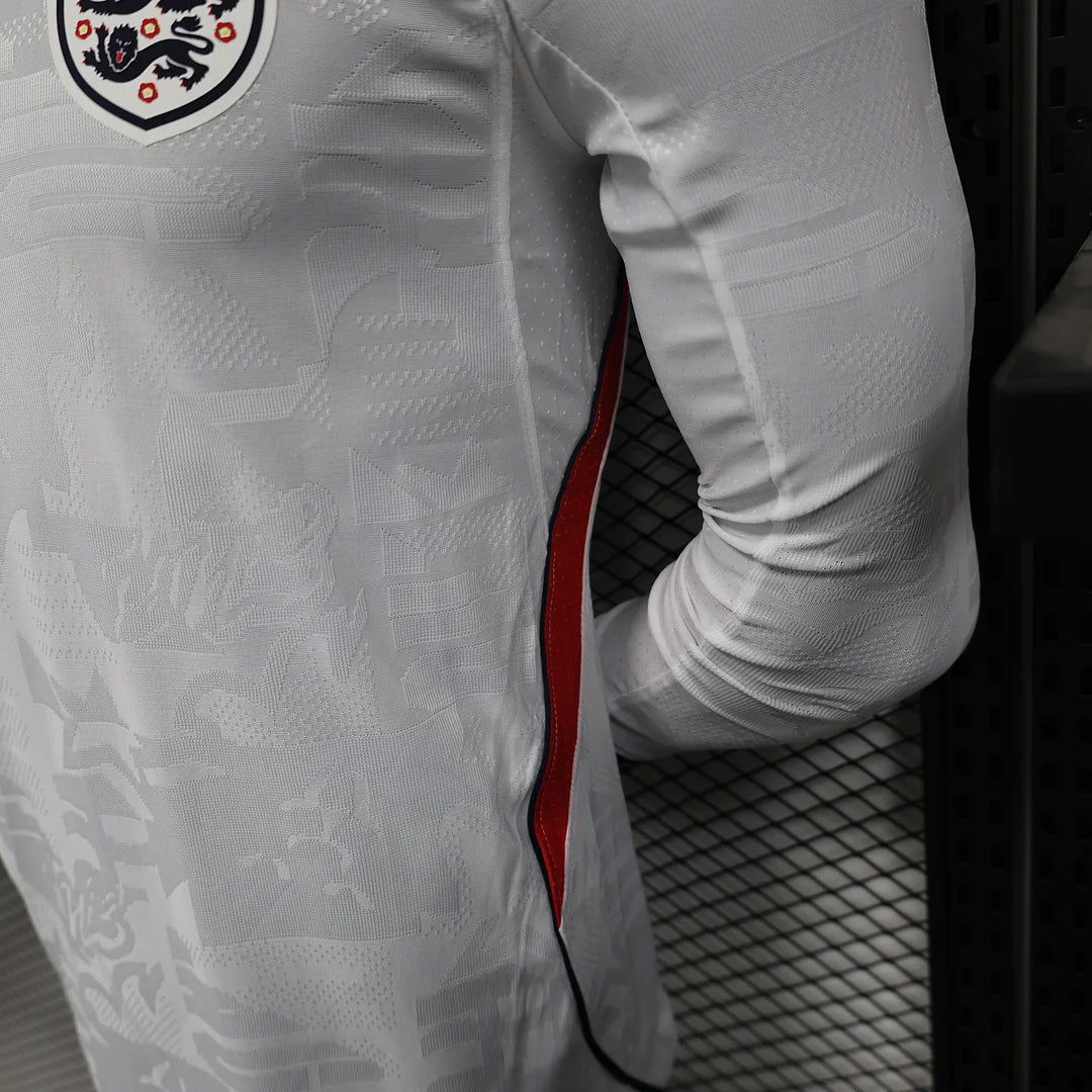 2026 Long Sleeve Player Version England Home Football Jersey 1:1