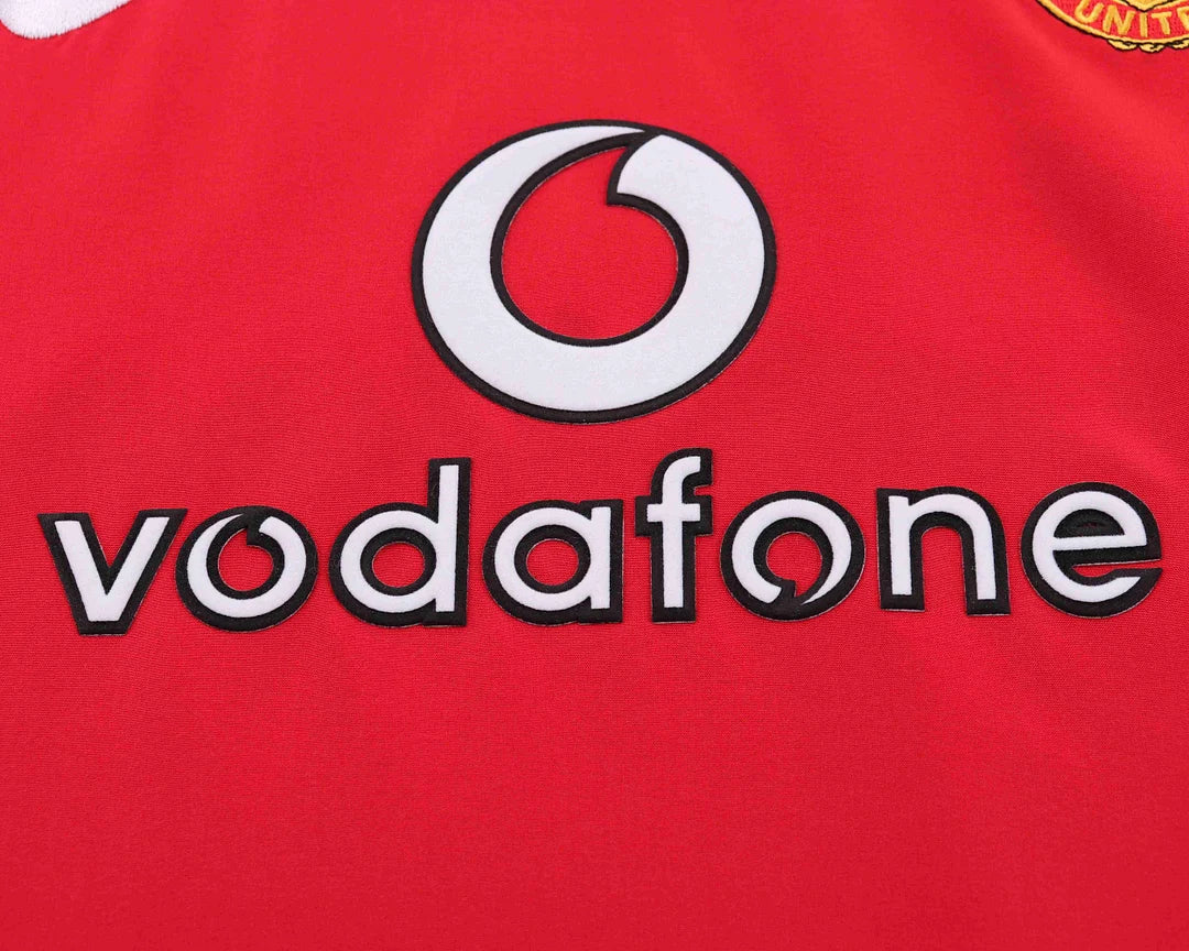 2002-2004 Retro Manchester United Home Football Shirt 1:1 Kids Size