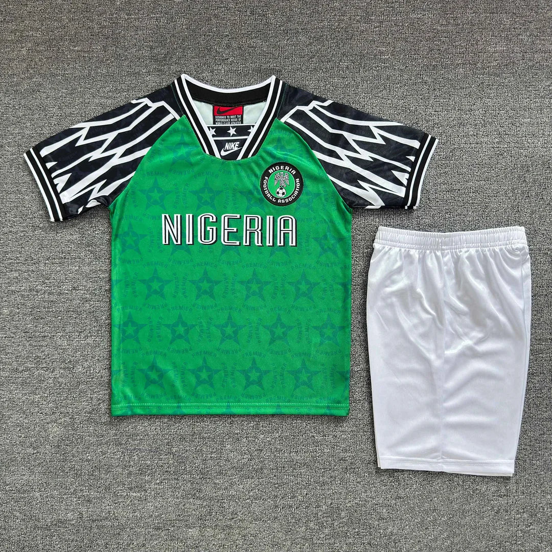 1994-1995 Retro Nigeria National Team Home Football Jersey 1:1 Kids Size