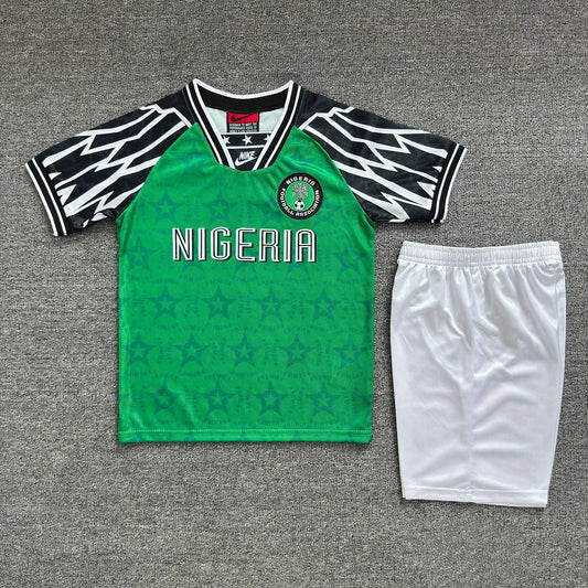 1994-1995 Retro Nigeria National Team Home Football Jersey 1:1 Kids Size