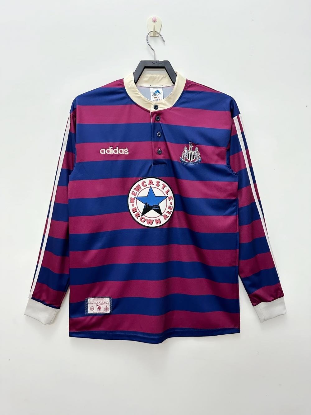 1995/1997 Retro Long Sleeve Newcastle United Away Soccer Jersey 1:1