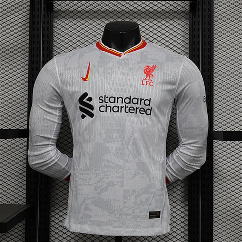 2024/2025 Long Sleeve Liverpool Third Away Player Version Football Shirt 1:1