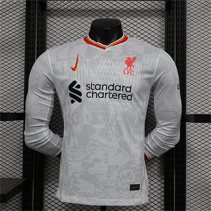 2024/2025 Long Sleeve Liverpool Third Away Player Version Football Shirt 1:1