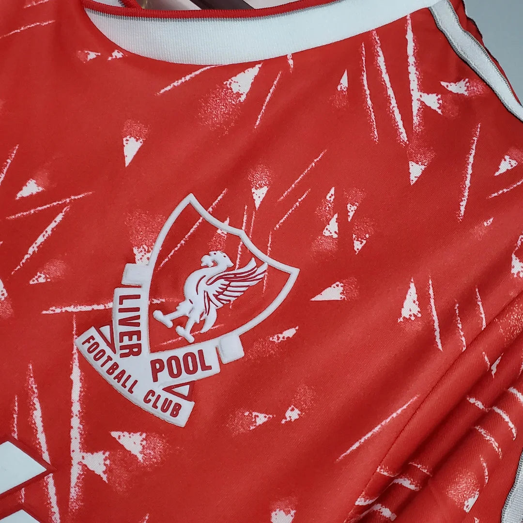 Retro 1989/1991 Liverpool Football Shirt Home 1:1