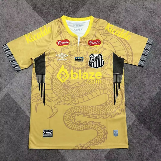 2025/2026 Santos Special Edition Yellow Football Jersey 1:1