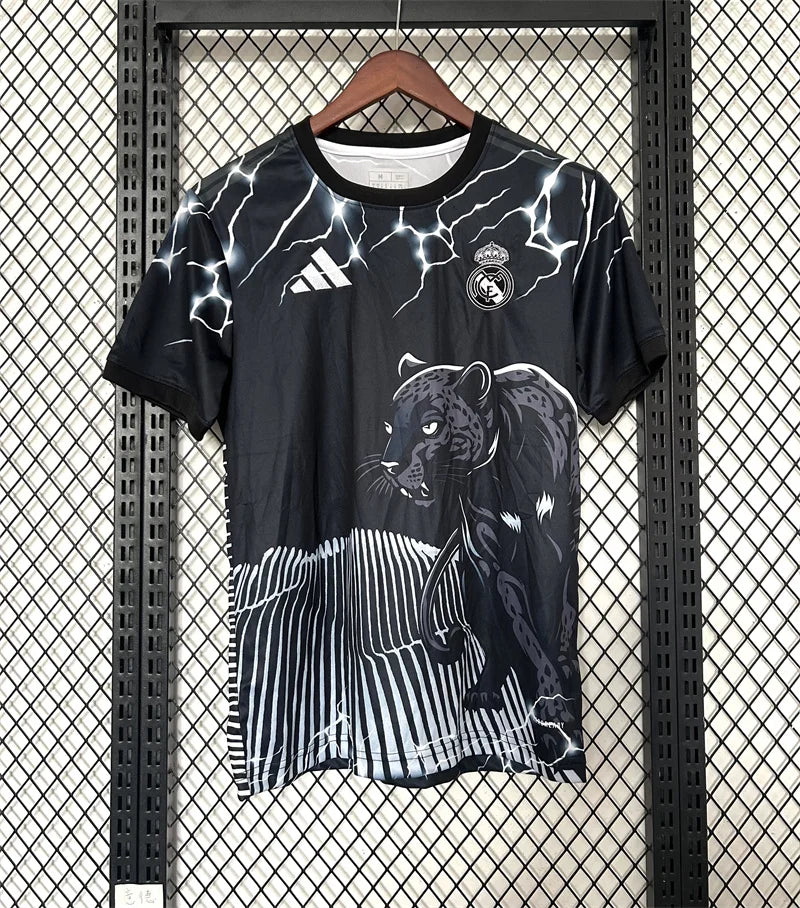 2024/2025 Real Madrid Leopard Special Edition Jersey Black 1:1