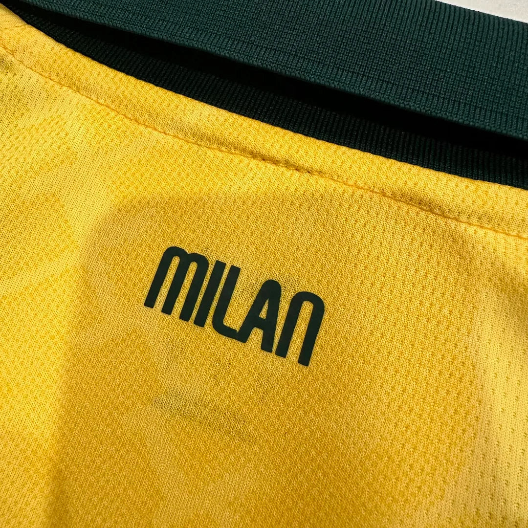 2025/2026 AC Milan Third Away Yellow Football Jersey 1:1