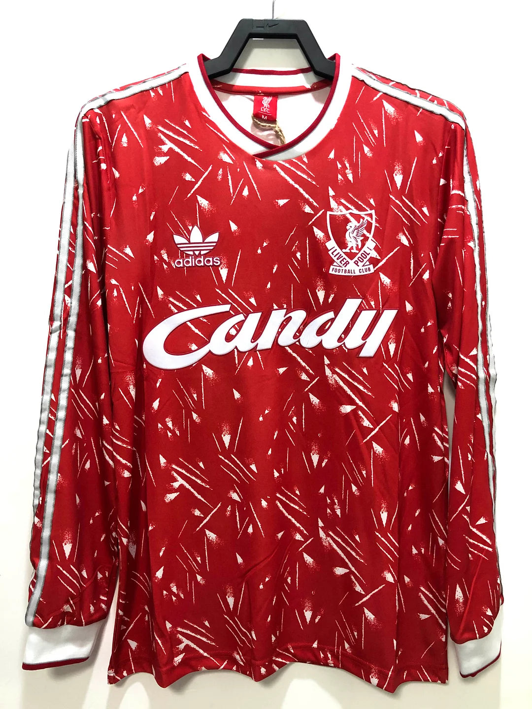 1989/1991 Retro Long Sleeve Liverpool Home Football Shirt 1:1
