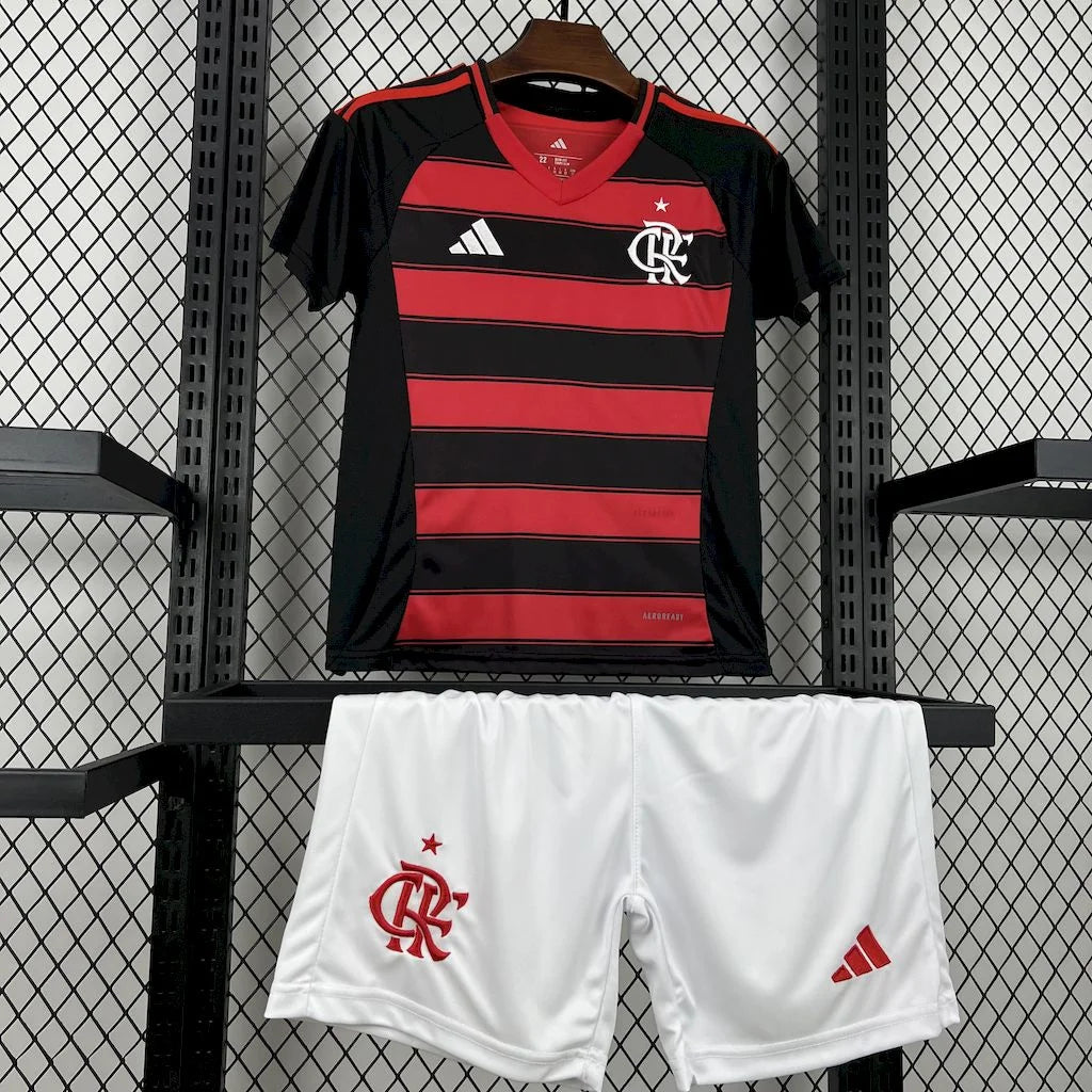 2025/2026 Flamengo Home Football Jersey 1:1 Kids Size