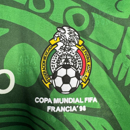 1998 Retro Mexico Home Soccer Jersey 1:1