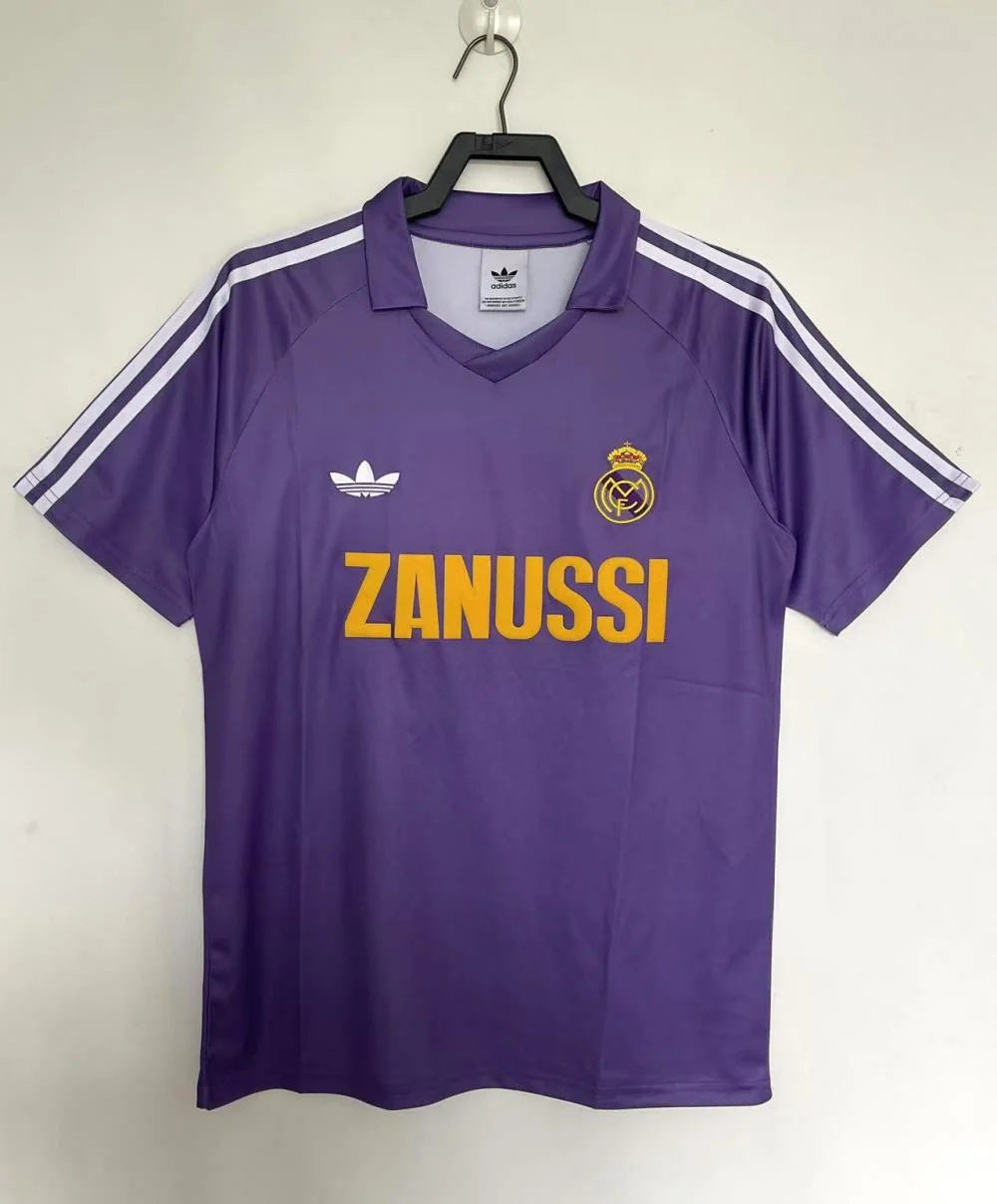 1984/1985 Retro Real Madrid Away Soccer Jersey 1:1