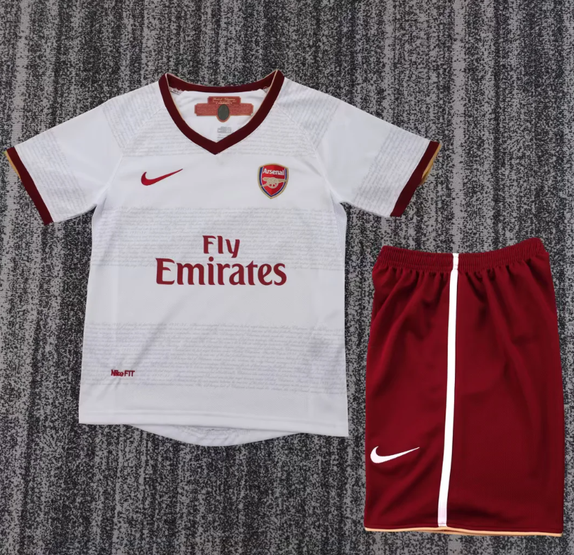 2007/2008 Retro Arsenal Away Football Shirt 1:1 Kids Size